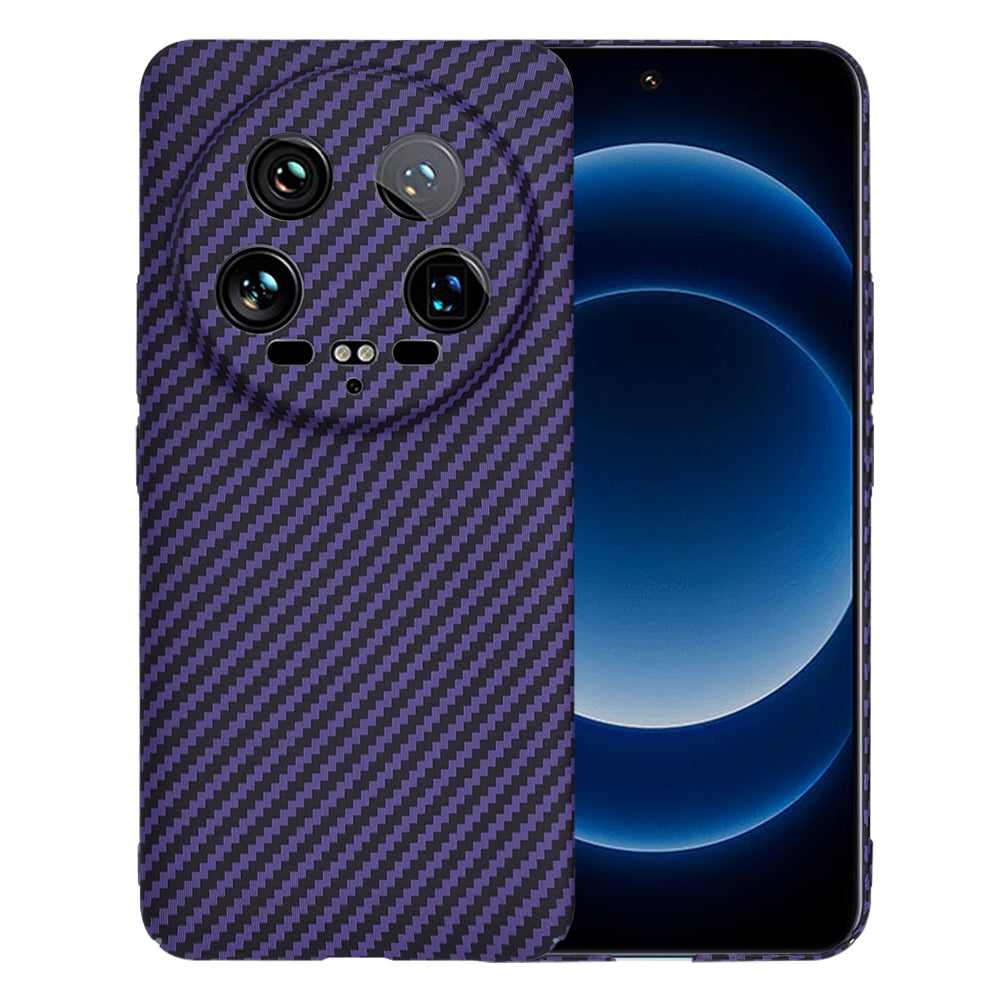 Funda para Xiaomi 14 Ultra, Techsuit, Carbonite FiberShell, Morado