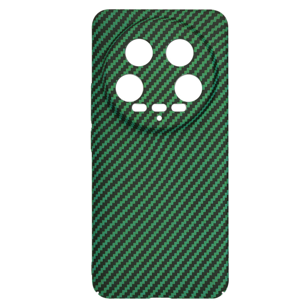 Funda para Xiaomi 14 Ultra, Techsuit, Carbonite FiberShell, Verde