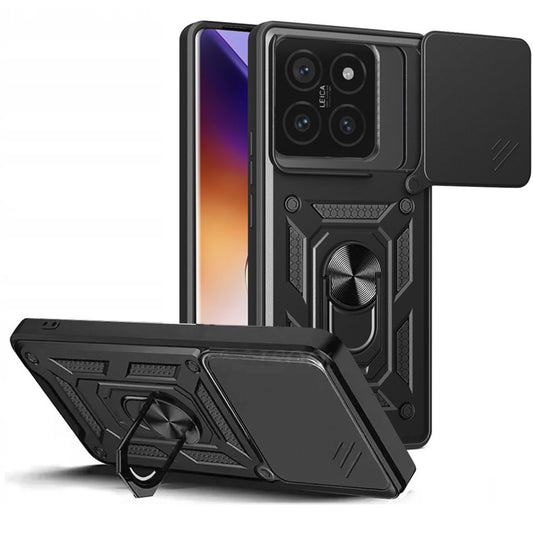 Funda para Xiaomi 14T Pro, Tech-Protect, CamShield Pro, Negro