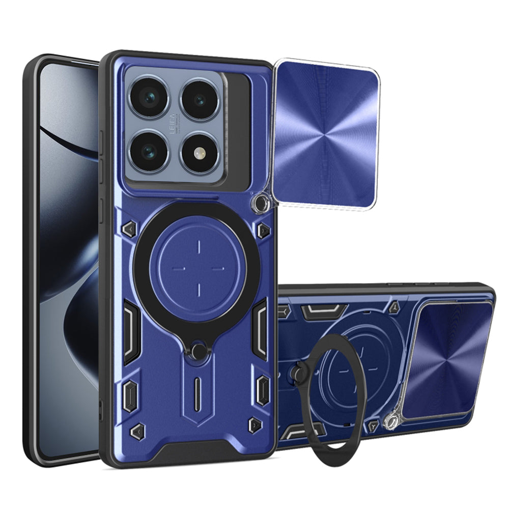 Funda para Xiaomi 14T Pro, Techsuit, CamGuard Pro, Azul
