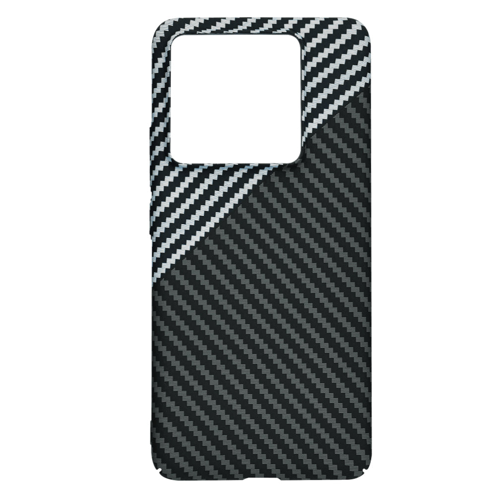Funda para Xiaomi 14T Pro, Techsuit, Carbonite FiberShell, Negra Gris