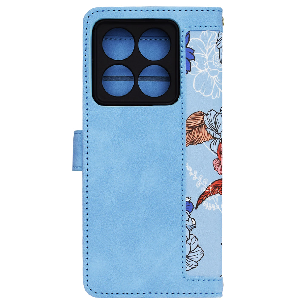 Funda para Xiaomi 14T Pro, Techsuit, FlipCraft, Azul