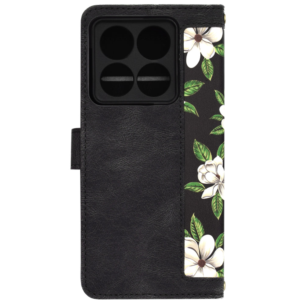 Funda para Xiaomi 14T Pro, Techsuit, FlipCraft, Negra