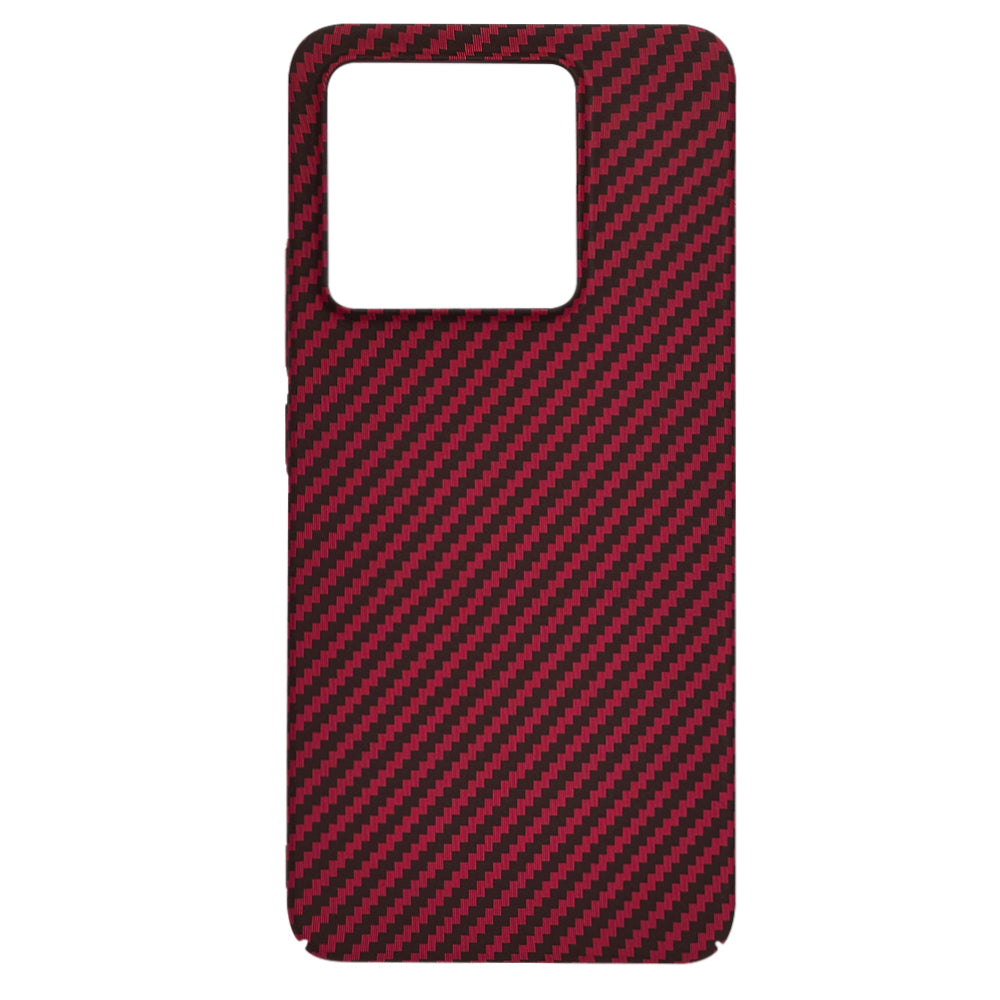 Funda para Xiaomi 14T, Techsuit, Carbonite FiberShell, Roja