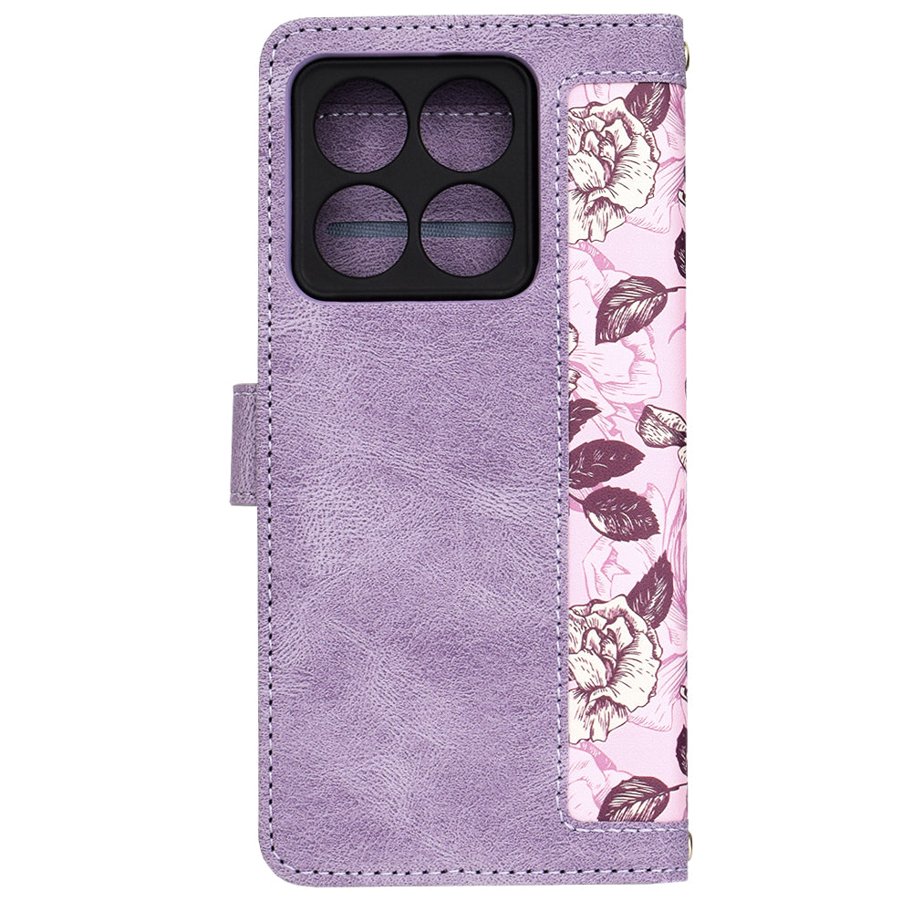 Funda para Xiaomi 14T, Techsuit, FlipCraft, Morado