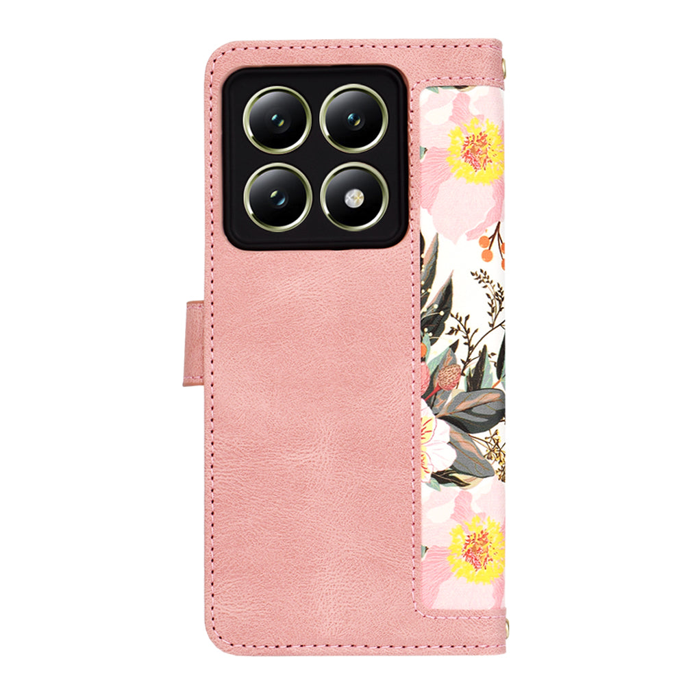Funda para Xiaomi 14T, Techsuit, FlipCraft, Rosa