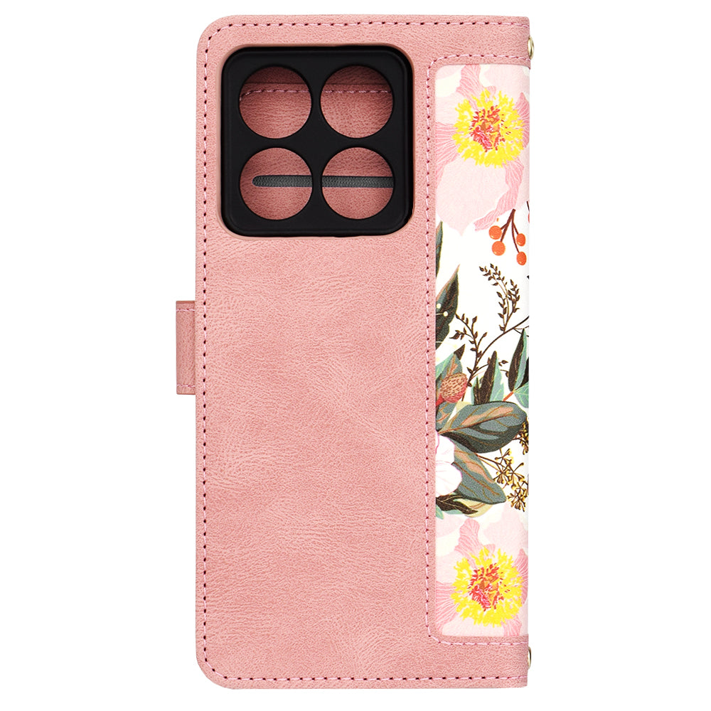 Funda para Xiaomi 14T, Techsuit, FlipCraft, Rosa