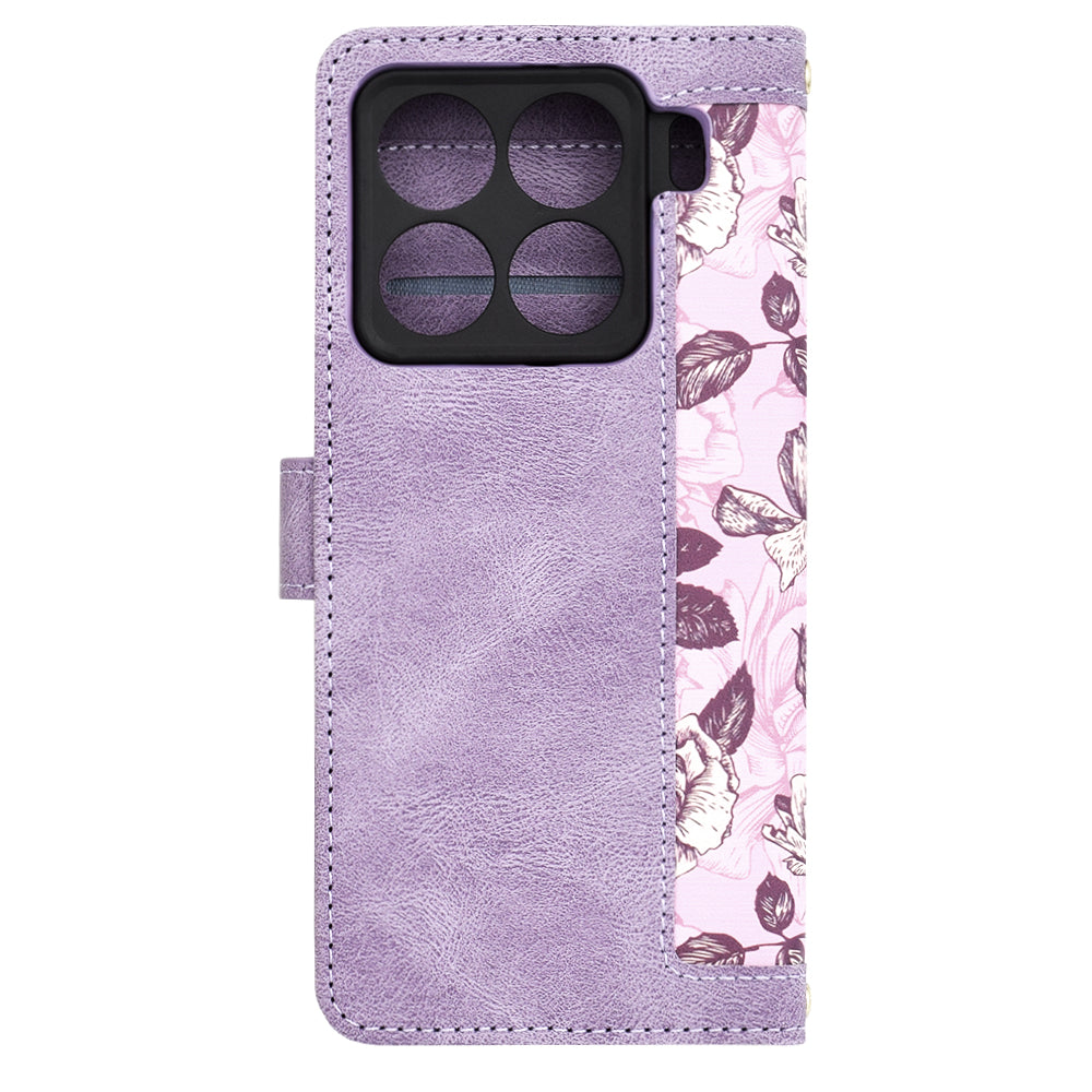 Funda para Xiaomi 15 Pro, Techsuit, FlipCraft, Morado