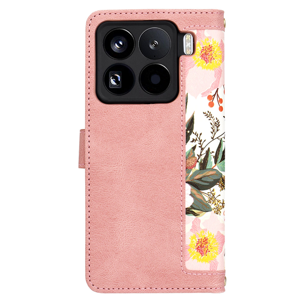 Funda para Xiaomi 15 Pro, Techsuit, FlipCraft, Rosa