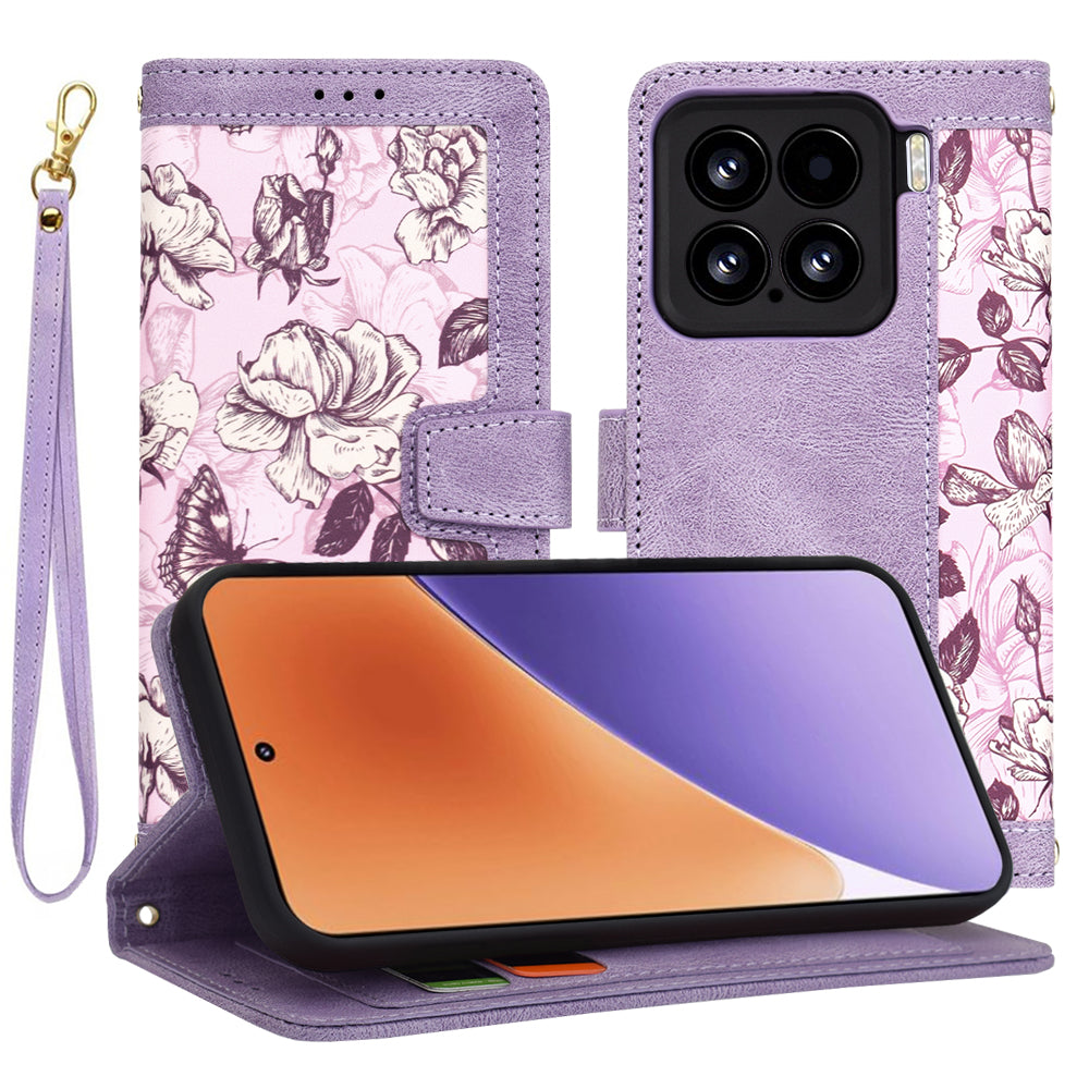 Funda para Xiaomi 15, Techsuit, FlipCraft, Morado