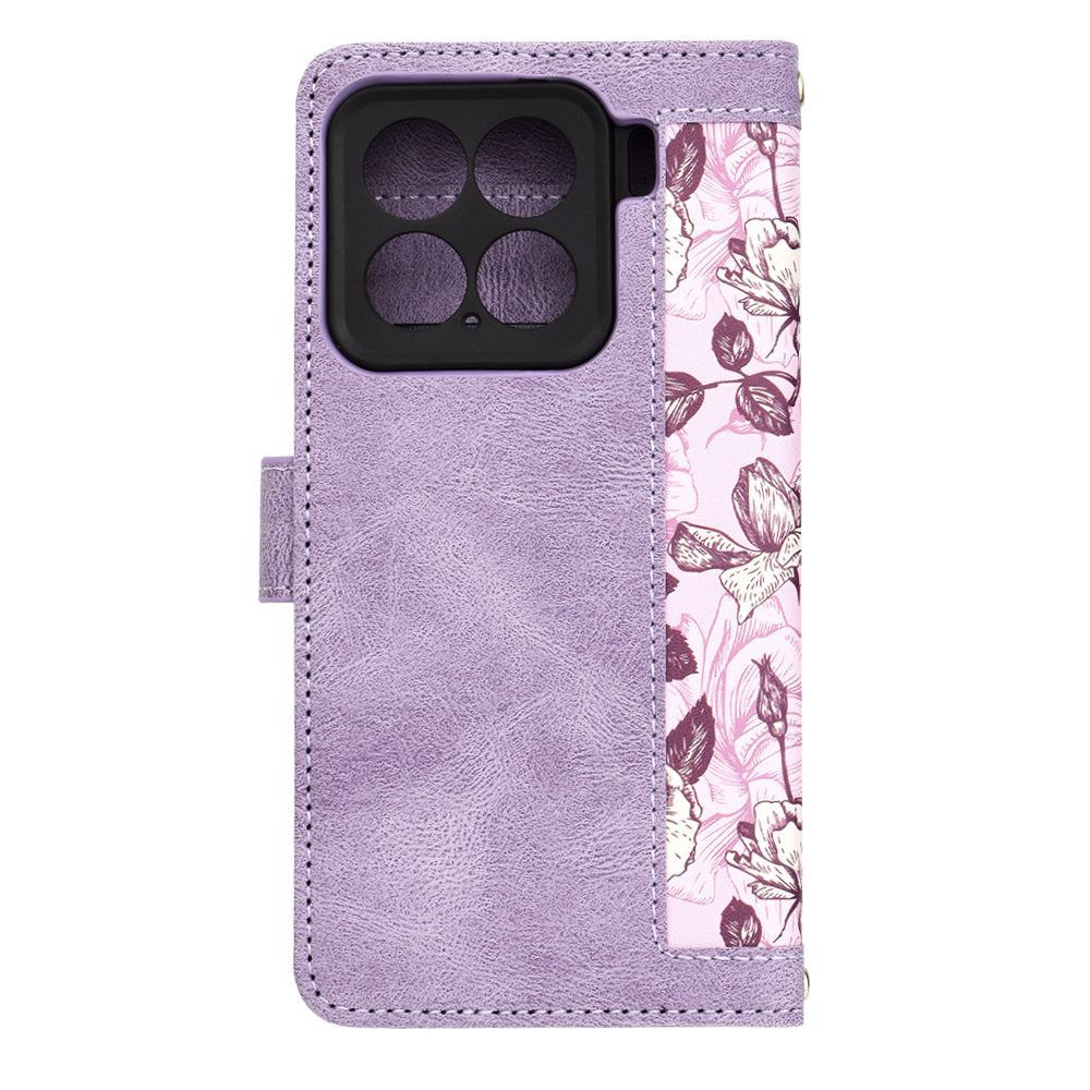 Funda para Xiaomi 15, Techsuit, FlipCraft, Morado
