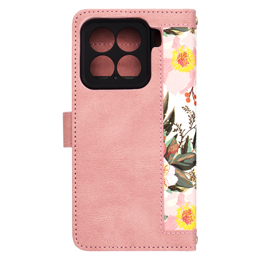 Funda para Xiaomi 15, Techsuit, FlipCraft, Rosa