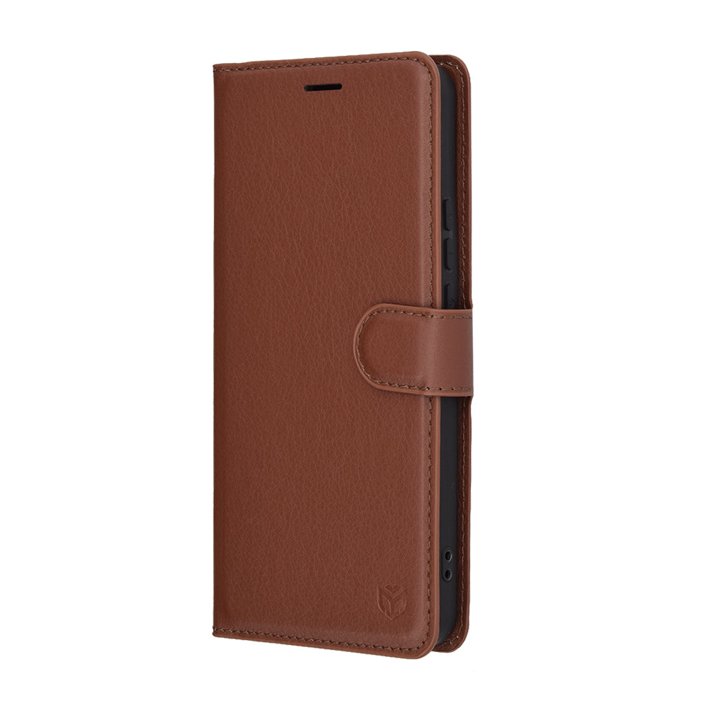 Funda para Xiaomi 15 Ultra, Techsuit, Leather Folio, Marrón
