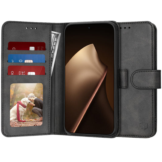 Funda para Xiaomi 15T Pro, Techsuit, Diary Book, Negra