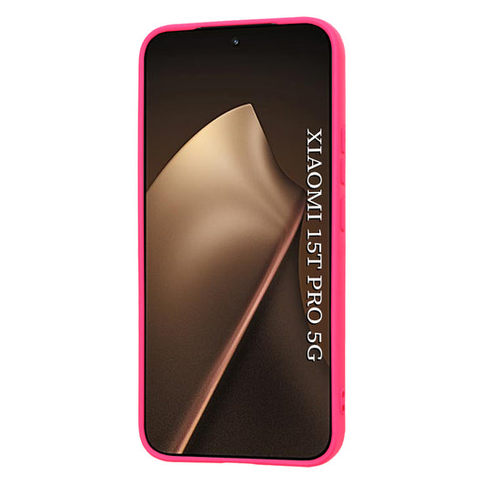 Funda para Xiaomi 15T Pro, Techsuit, SoftFlex, Rosa Oscuro