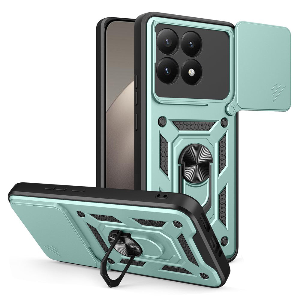 Funda para Xiaomi 15T, Techsuit, CamShield, Verde