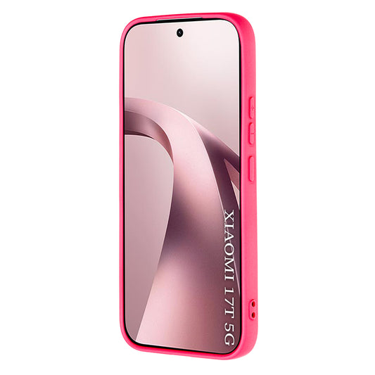 Funda para Xiaomi 17T, Techsuit, SoftFlex, Rosa Oscuro