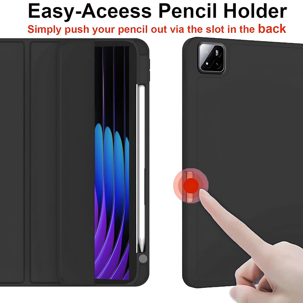 Funda para Xiaomi Pad 7 / 7 Pro, Techsuit, Flex Trifold, Negra