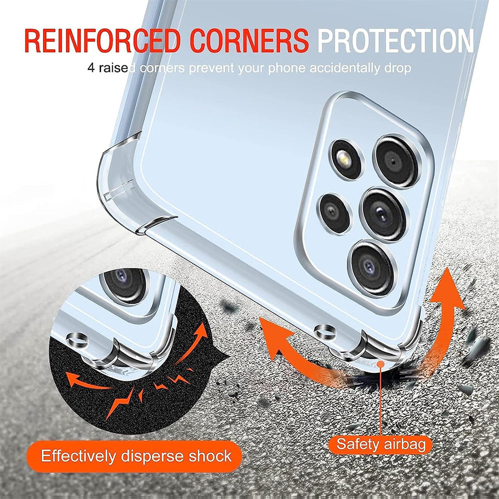 Funda para Xiaomi Poco C40, Techsuit, Antigolpes Transparente, Transparente