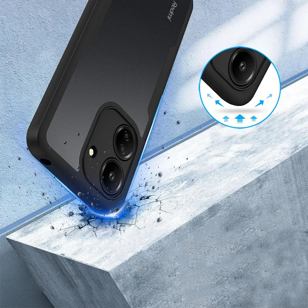 Funda para Xiaomi Poco C65 / Redmi 13C, Techsuit, ColorVerse 360, Negra