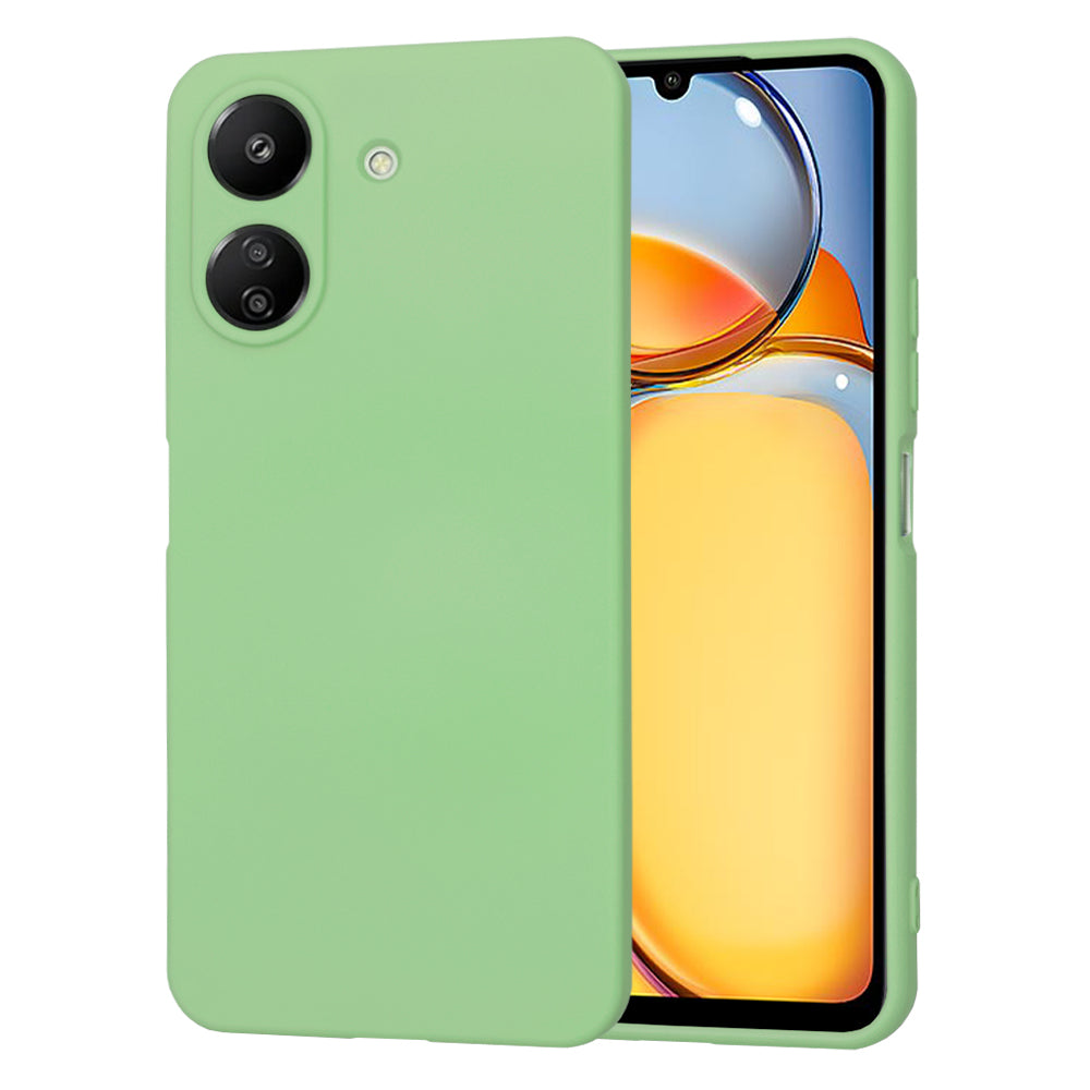 Funda para Xiaomi Poco C65 / Redmi 13C, Techsuit, SoftFlex, Verde Claro