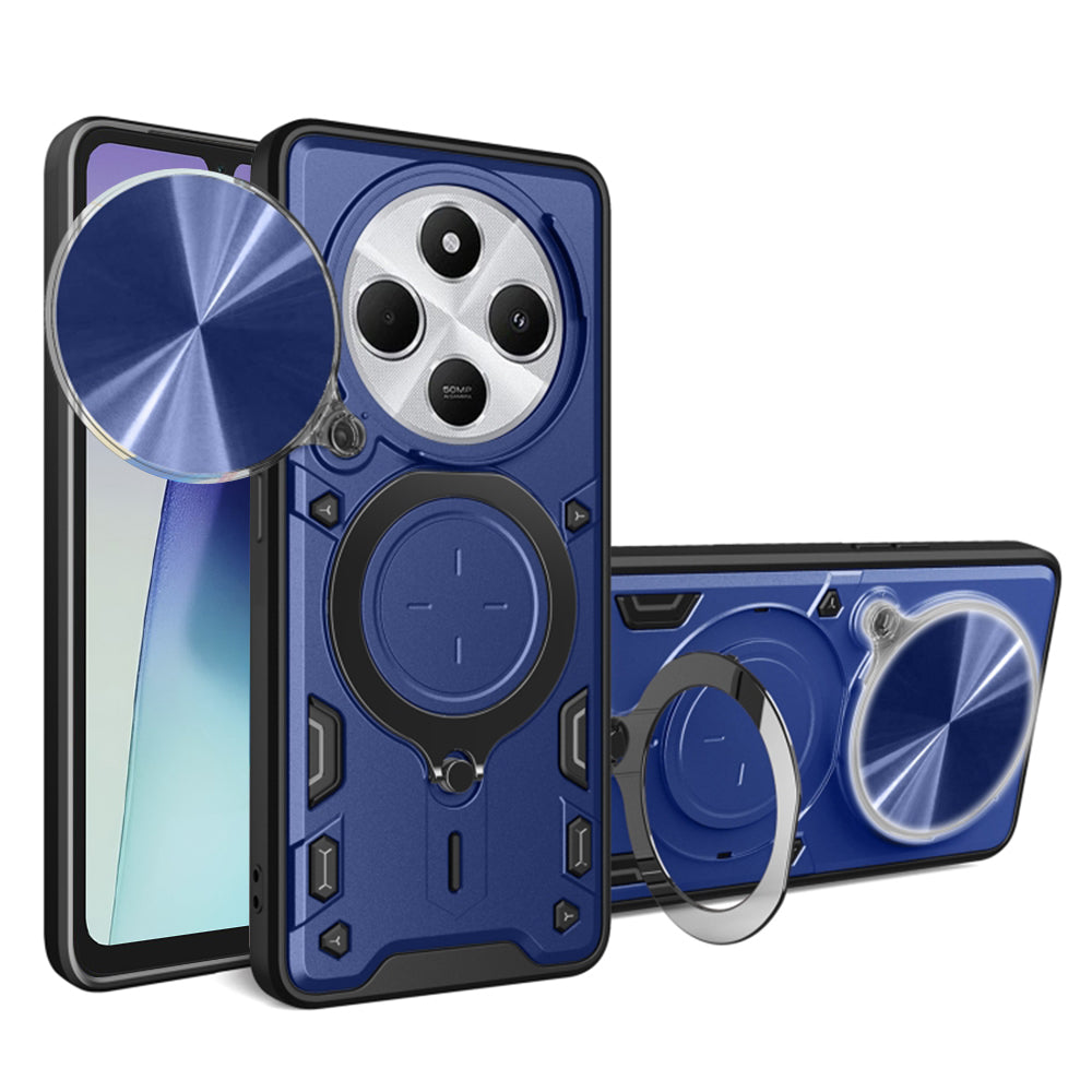 Funda para Xiaomi Poco C75 / Redmi 14C, Techsuit, CamGuard Pro, Azul