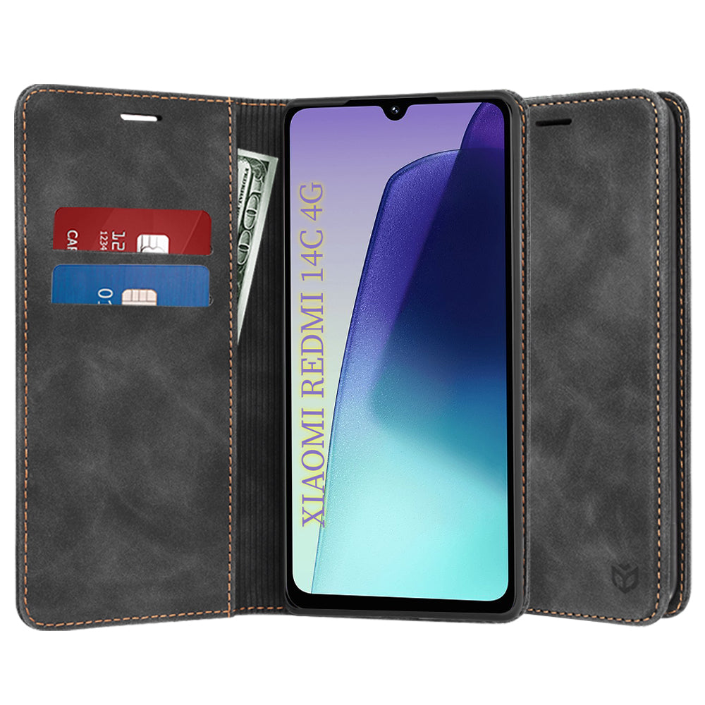 Funda para Xiaomi Poco C75 / Redmi 14C, Techsuit, Confy, Negra
