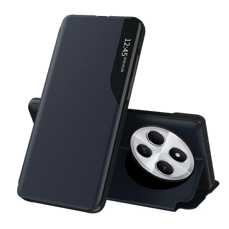 Funda para Xiaomi Poco C75 / Redmi 14C, Techsuit, eFold, Azul Oscuro