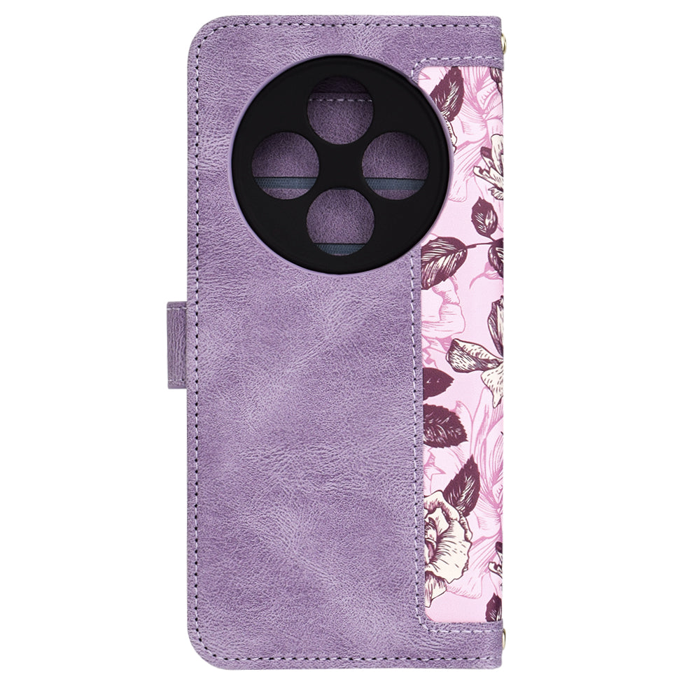 Funda para Xiaomi Poco C75 / Redmi 14C, Techsuit, FlipCraft, Morado