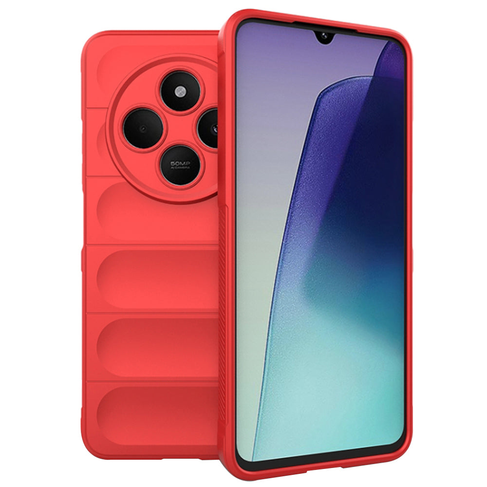 Funda para Xiaomi Poco C75 / Redmi 14C, Techsuit, Magic Shield, Roja