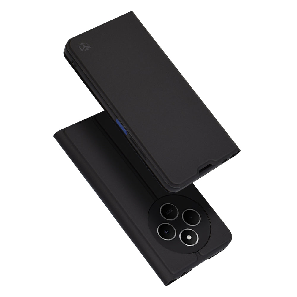 Funda para Xiaomi Poco C75 / Redmi 14C, Techsuit, Magskin Book, Negra