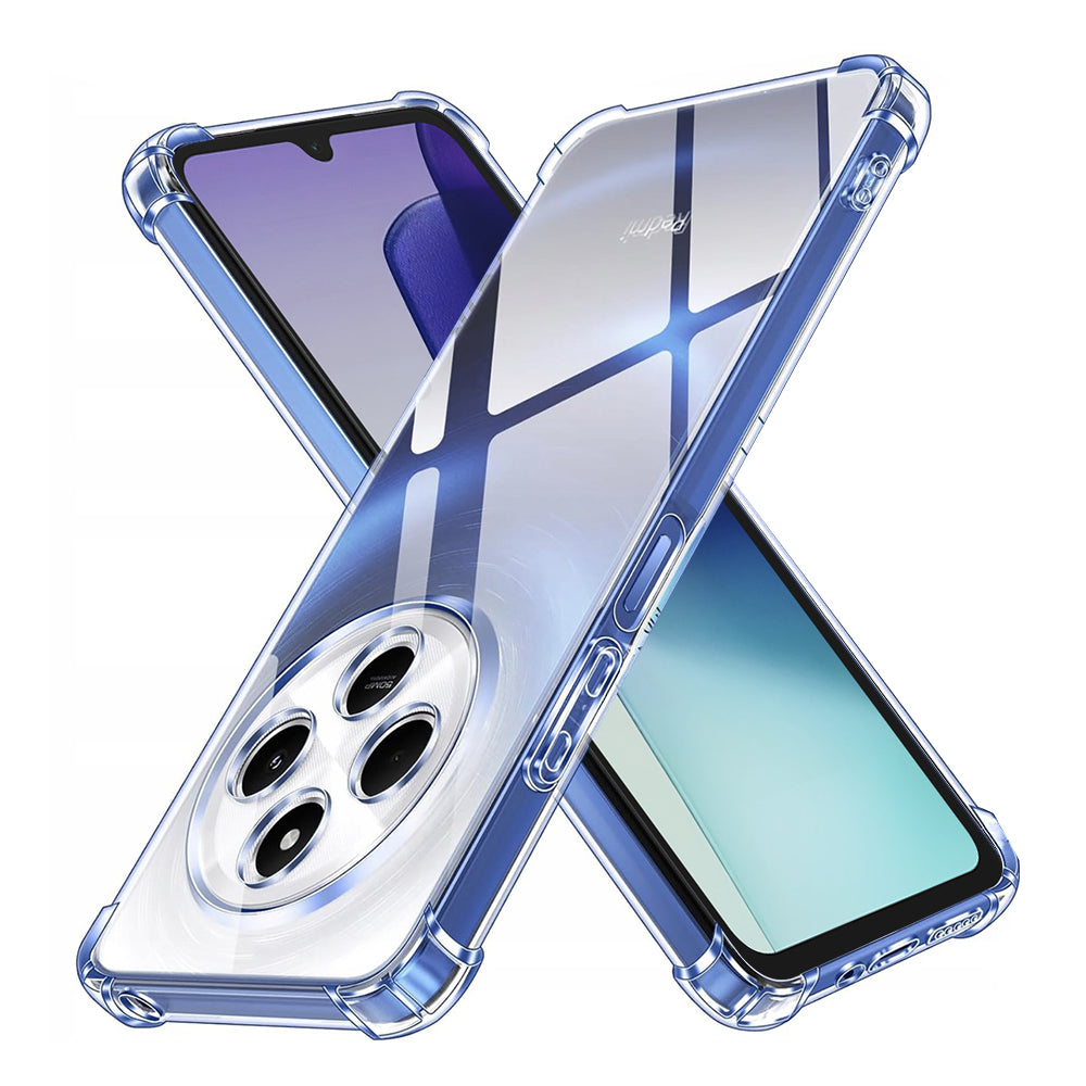 Funda para Xiaomi Poco C75 / Redmi 14C, Techsuit, Transparente a prueba de golpes, Transparente