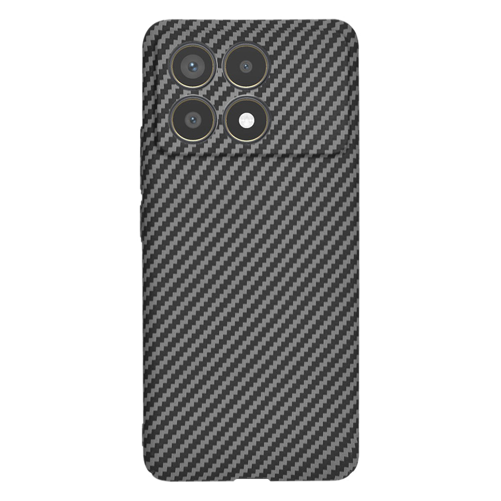 Funda para Xiaomi Poco F6 Pro, Techsuit, Carbonite FiberShell, Negra