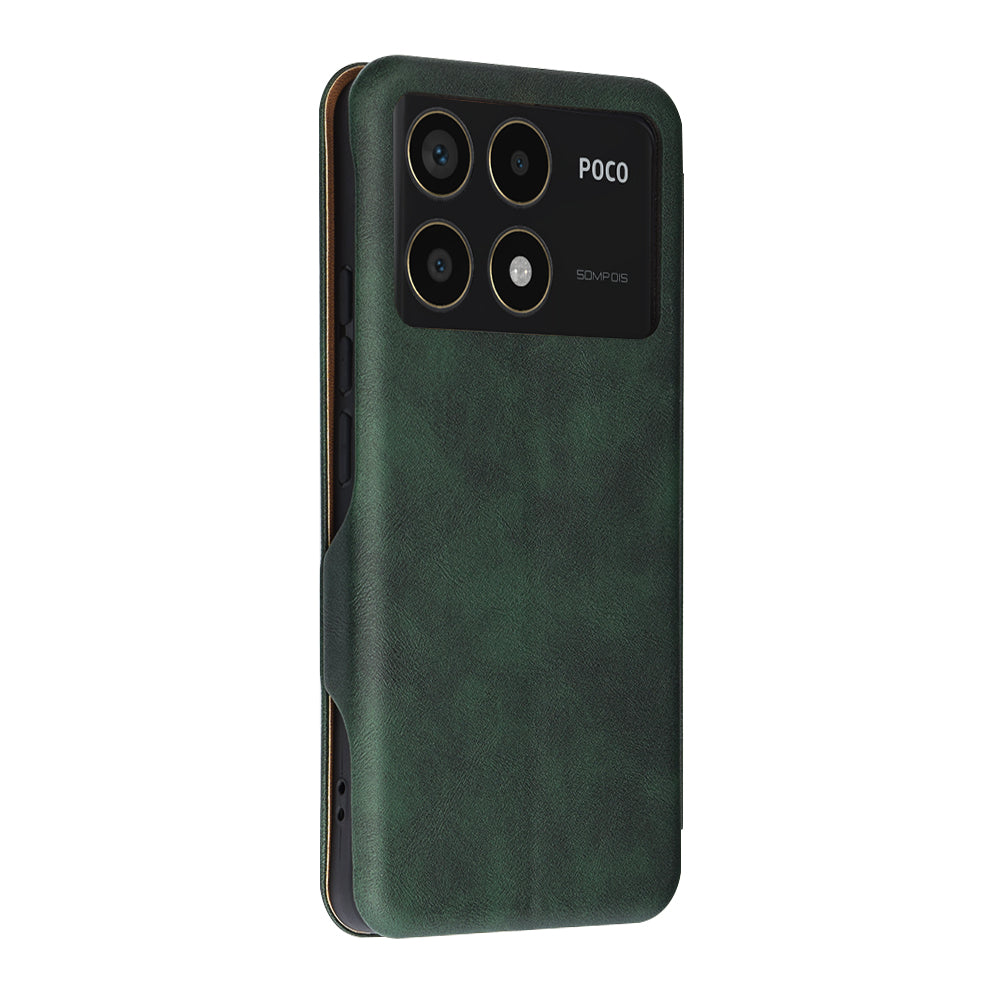 Funda para Xiaomi Poco F6 Pro, Techsuit, Safe Wallet Plus, Verde