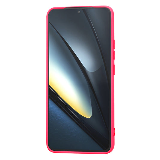 Funda para Xiaomi Poco F6 Pro, Techsuit, SoftFlex, Rosa Oscuro
