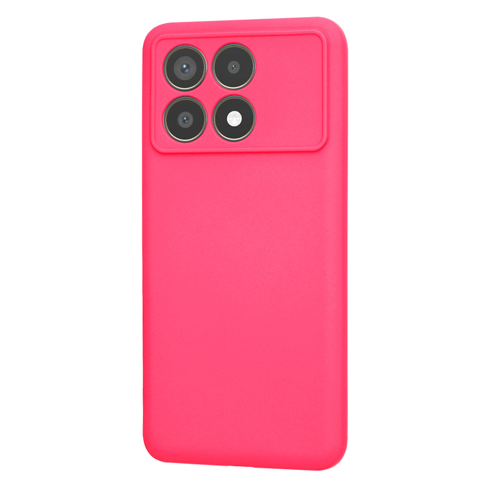 Funda para Xiaomi Poco F6 Pro, Techsuit, SoftFlex, Rosa Oscuro