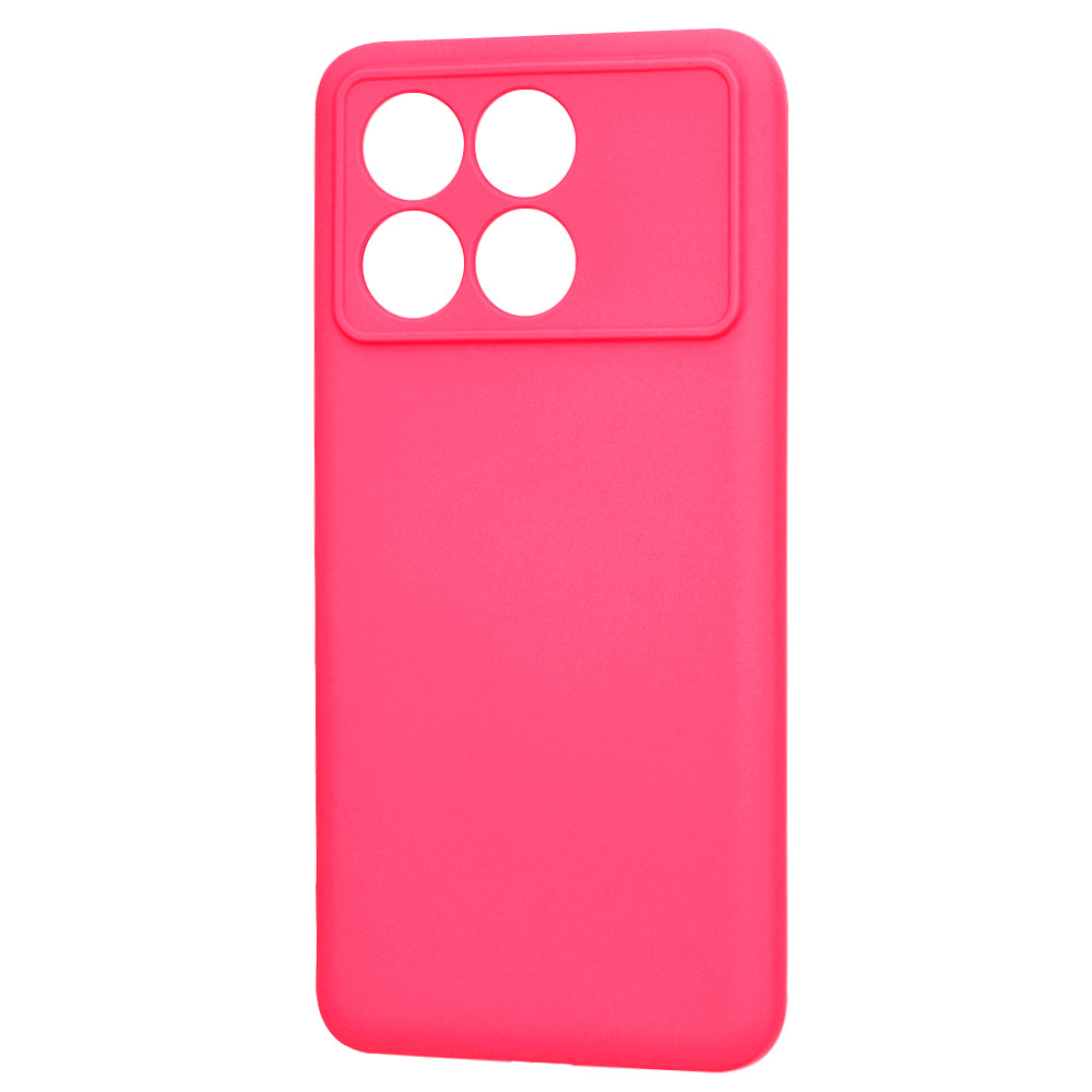 Funda para Xiaomi Poco F6 Pro, Techsuit, SoftFlex, Rosa Oscuro