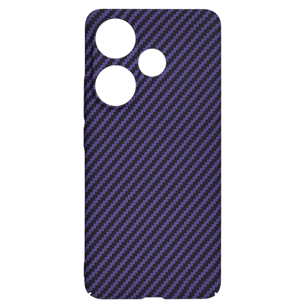 Funda para Xiaomi Poco F6, Techsuit, Carbonite FiberShell, Morado