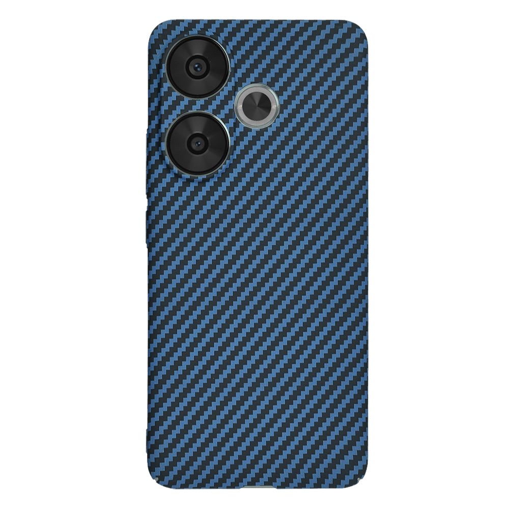 Funda para Xiaomi Poco F6, Techsuit, Carbonite FiberShell, Turquesa