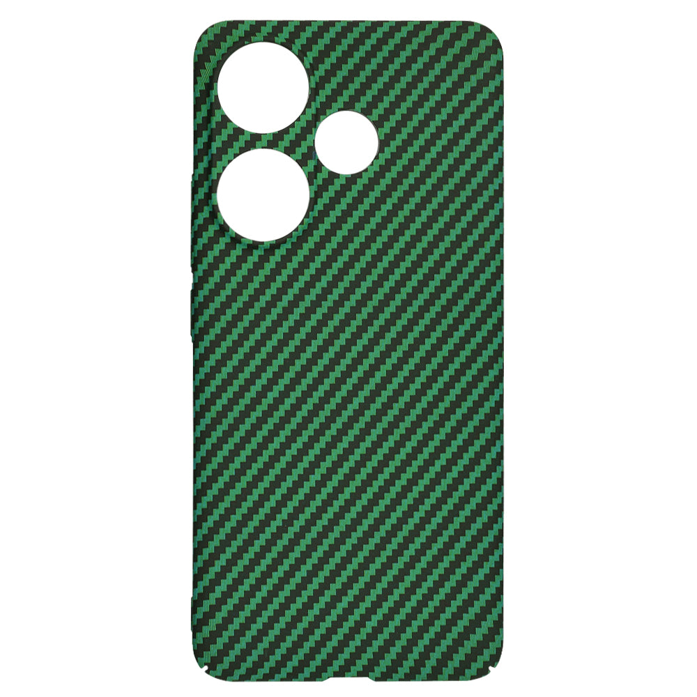 Funda para Xiaomi Poco F6, Techsuit, Carbonite FiberShell, Verde