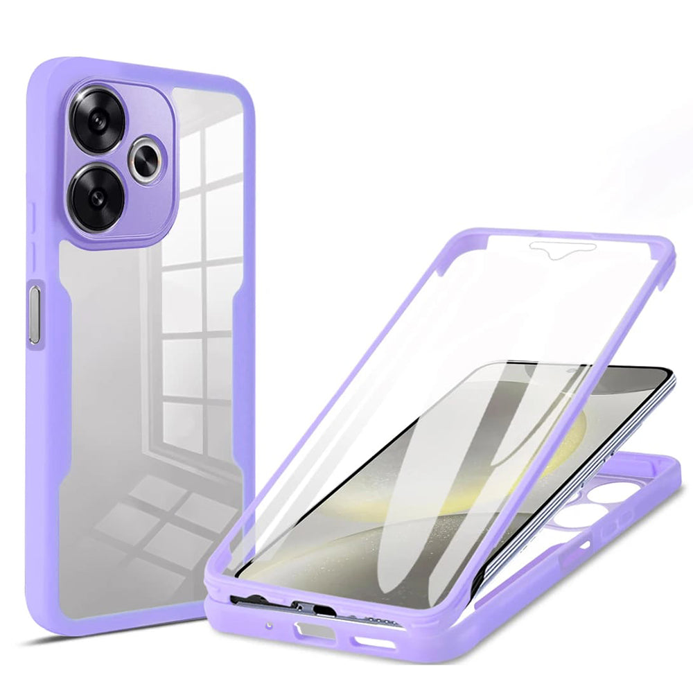 Funda para Xiaomi Poco F6, Techsuit, ColorVerse 360, Morado