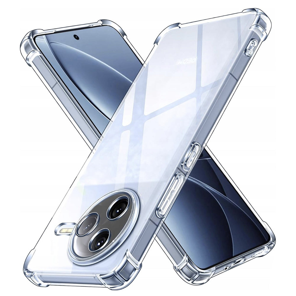 Funda para Xiaomi Poco F7 Pro, Techsuit, Antigolpes Transparente, Transparente