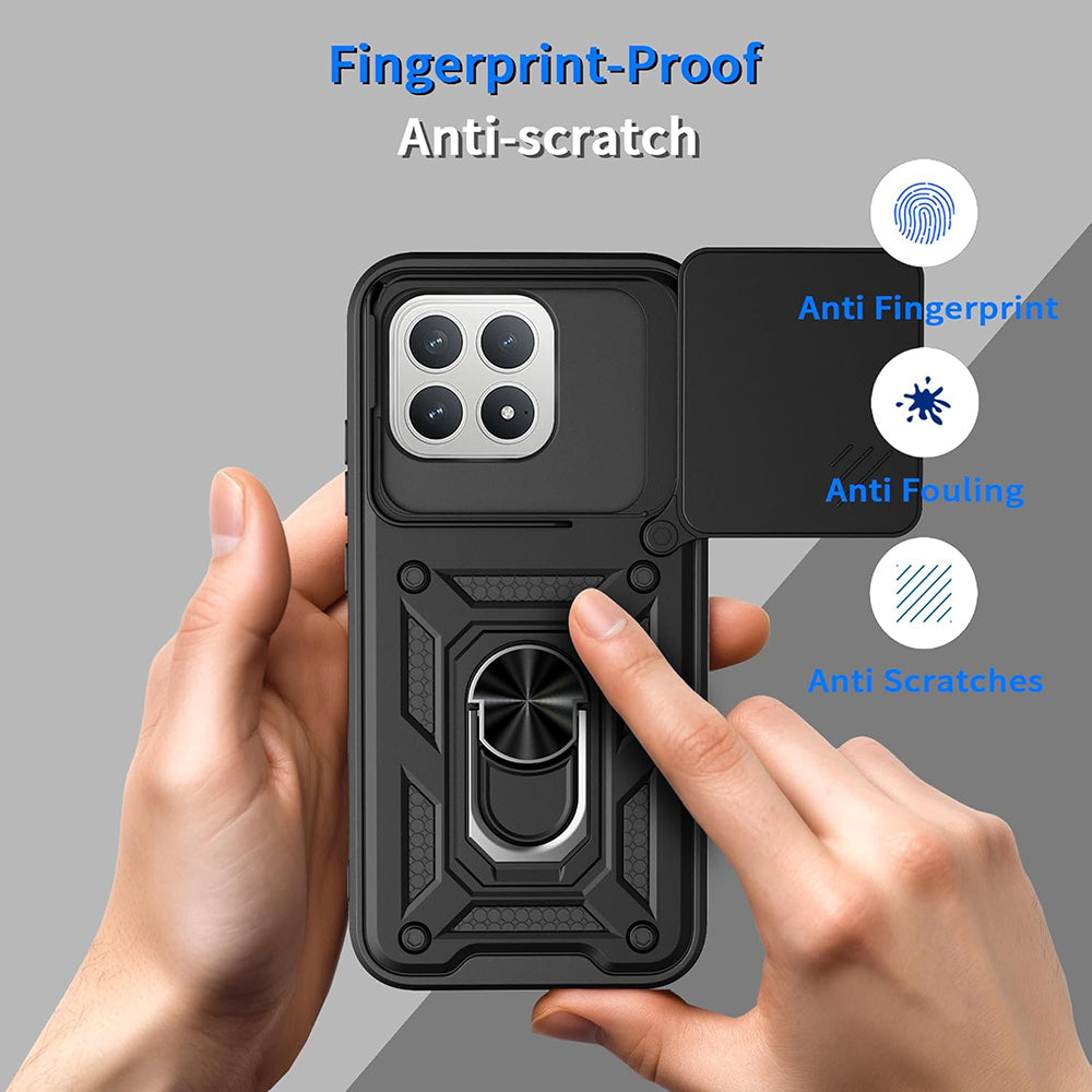 Funda para Xiaomi Poco F8 Pro, Techsuit, CamShield, Azul