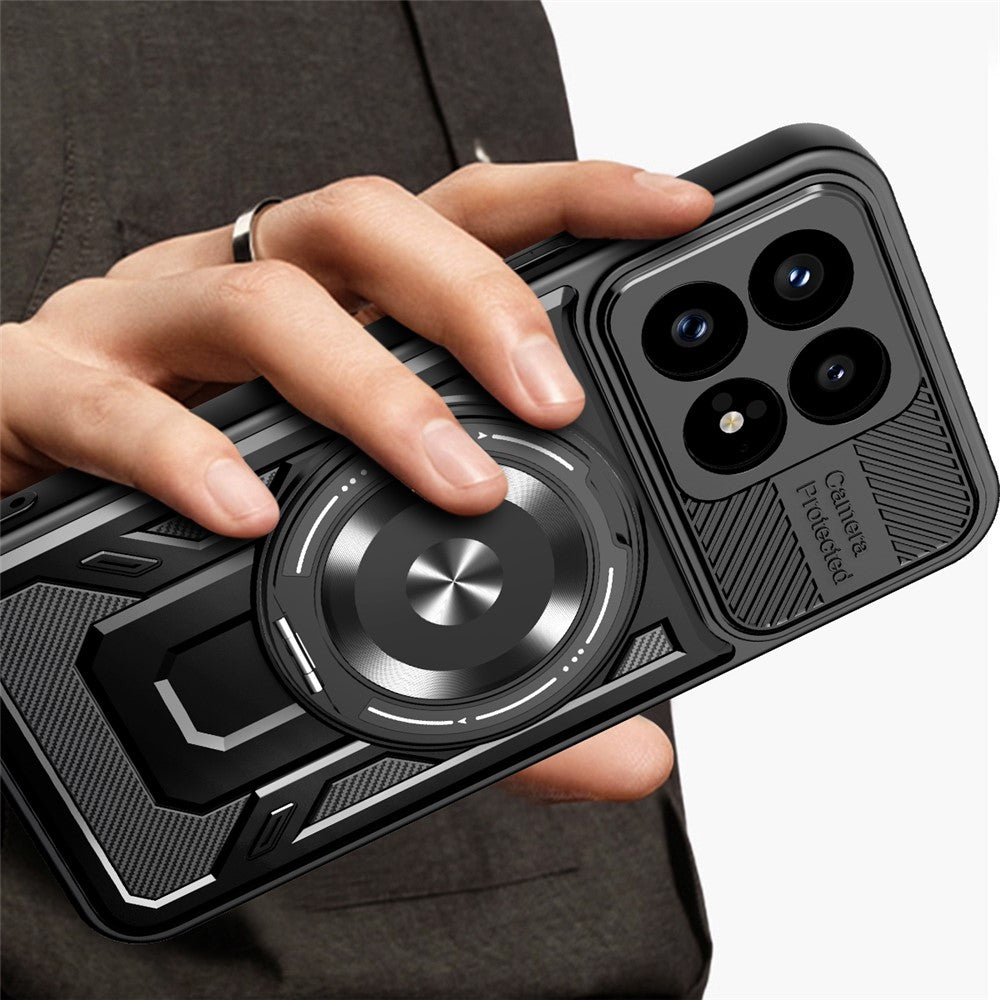 Funda para Xiaomi Poco F8 Pro, Techsuit, RuggedCam, Negra