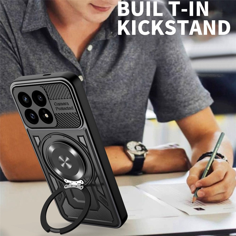 Funda para Xiaomi Poco F8 Pro, Techsuit, RuggedCam, Negra