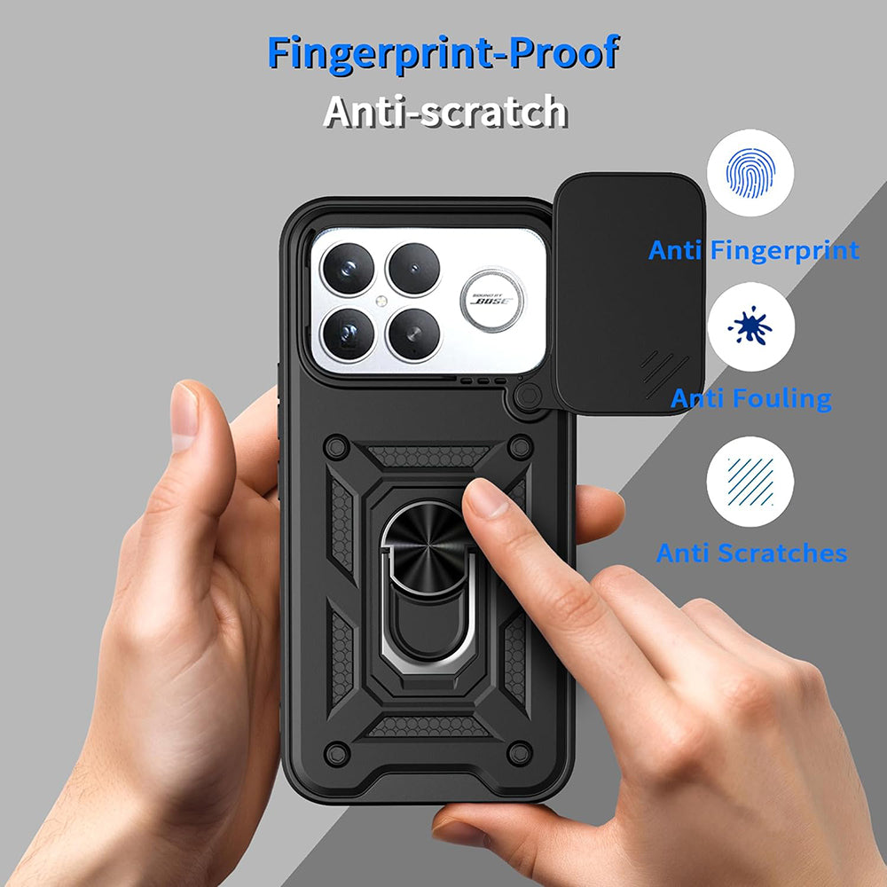 Funda para Xiaomi Poco F8 Ultra, Techsuit, CamShield, Negra
