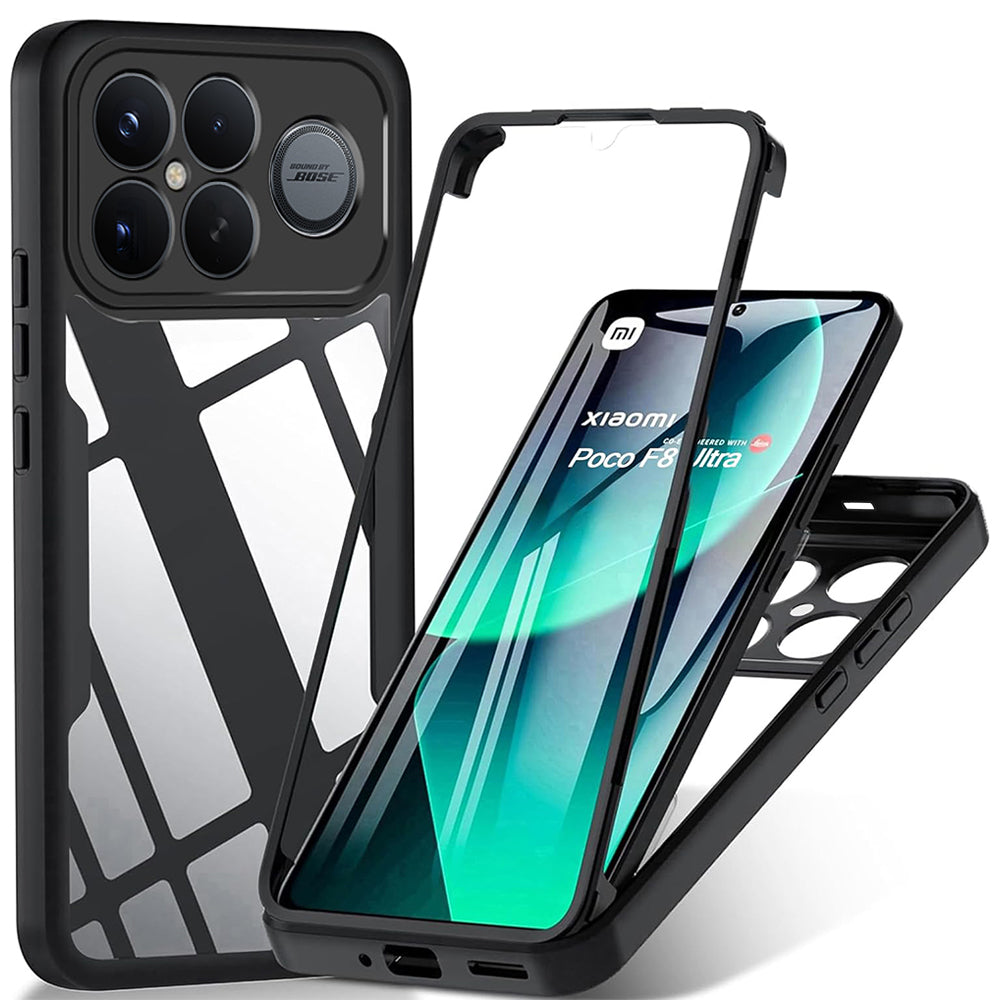 Funda para Xiaomi Poco F8 Ultra, Techsuit, ColorVerse 360, Negra