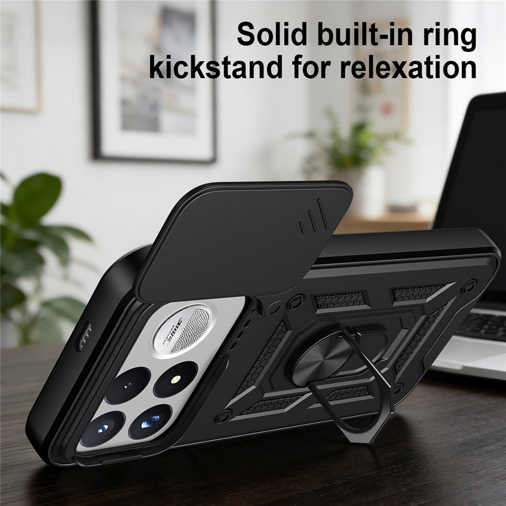 Funda para Xiaomi Poco F9 Ultra, Techsuit, CamShield, negra