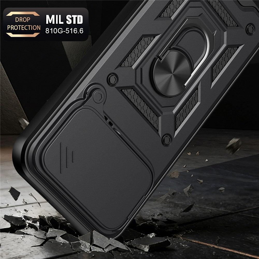 Funda para Xiaomi Poco F9 Ultra, Techsuit, CamShield, negra