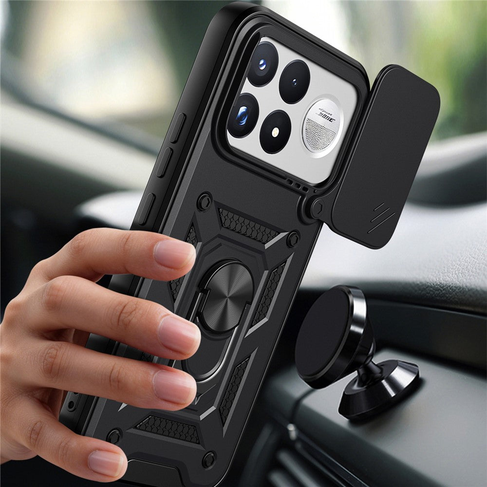 Funda para Xiaomi Poco F9 Ultra, Techsuit, CamShield, negra